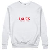 If You Ask Nicely Sweatshirt - Beyaz - ön görünüm