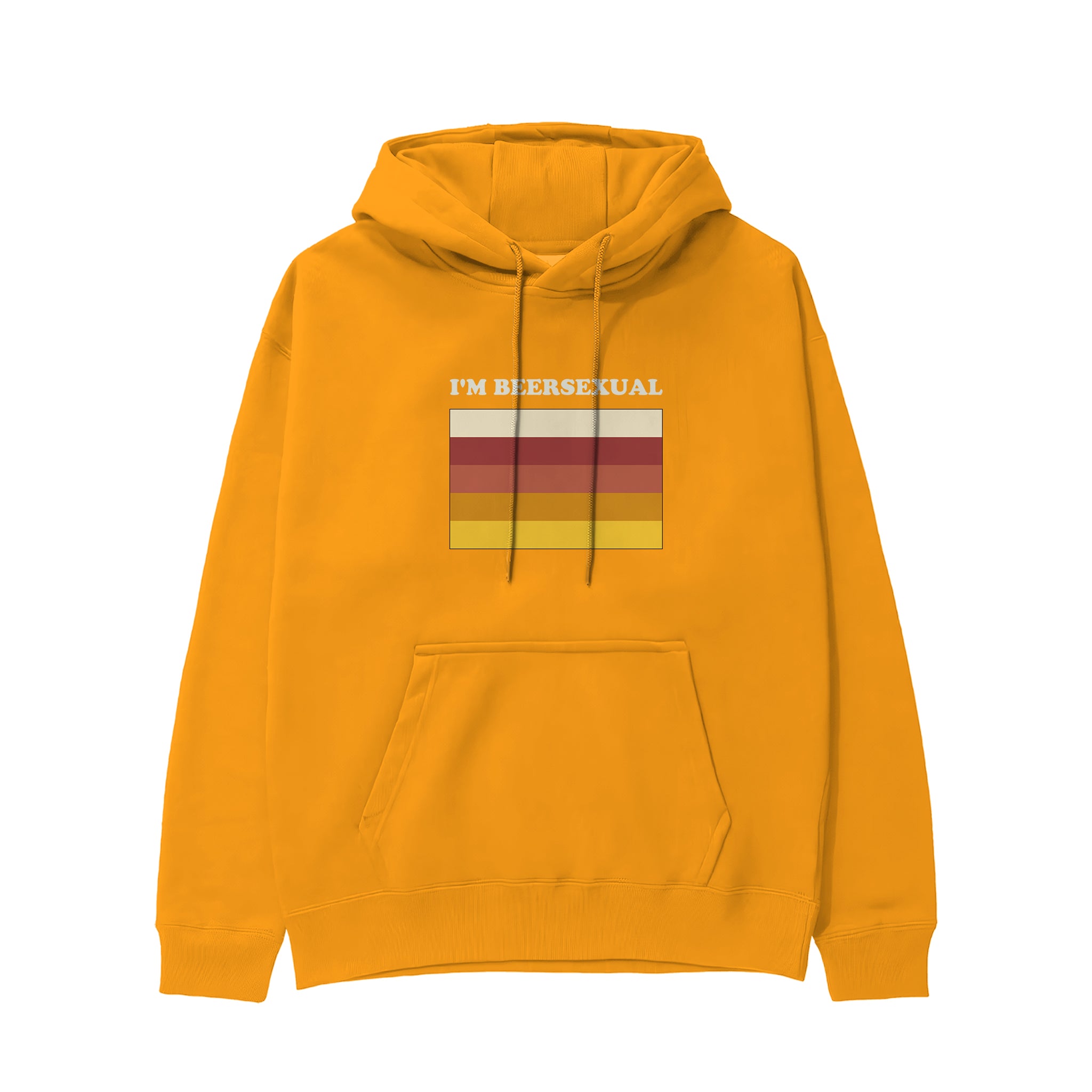 I'm Beersexual Hoodie - Turuncu - ön görünüm
