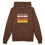 I'm Beersexual Oversize Hoodie - Kahverengi - ön görünüm