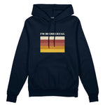 I'm Beersexual Oversize Hoodie - Lacivert - ön görünüm