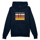 I'm Beersexual Oversize Hoodie - Lacivert - ön görünüm