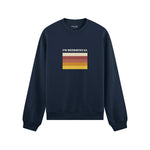 I'm Beersexual Oversize Sweatshirt - Lacivert - ön görünüm