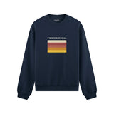 I'm Beersexual Oversize Sweatshirt - Lacivert - ön görünüm