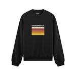 I'm Beersexual Oversize Sweatshirt - Siyah - ön görünüm