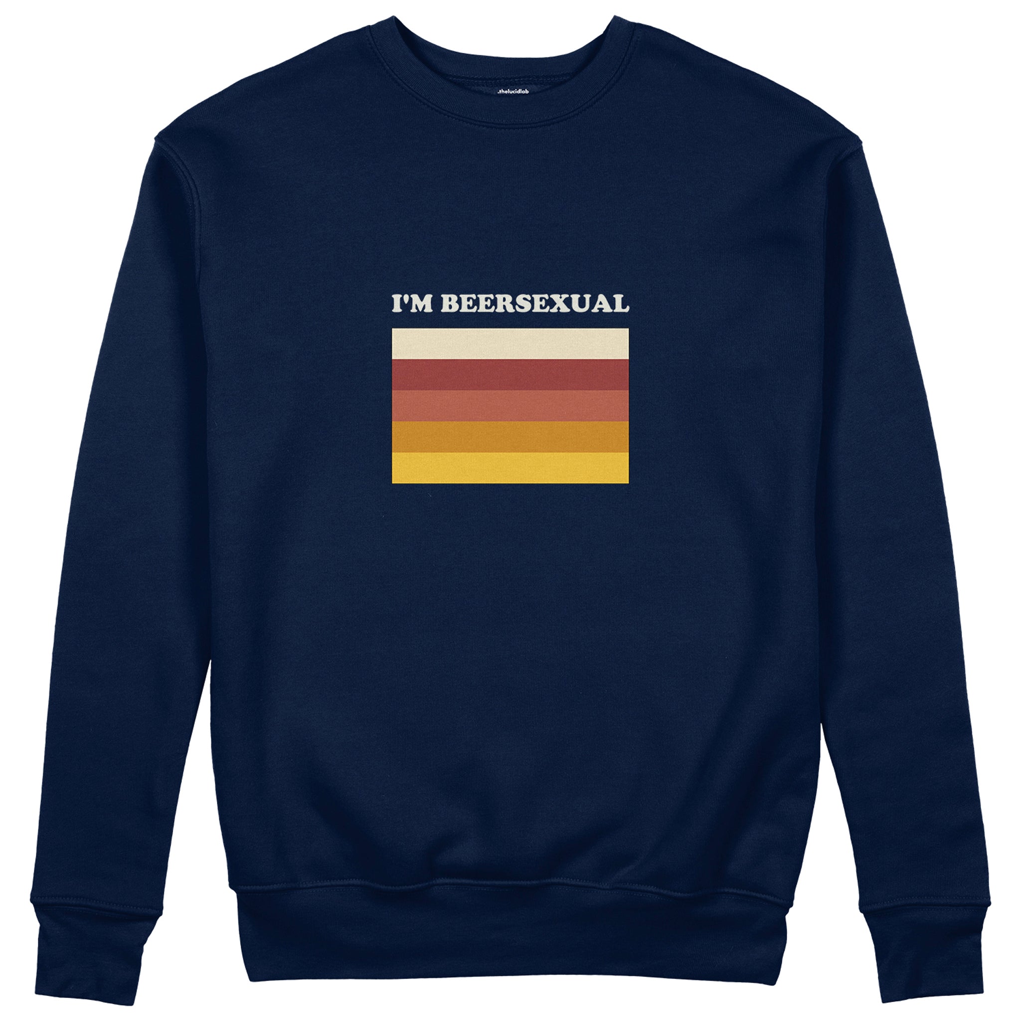 I'm Beersexual Sweatshirt - Lacivert - ön görünüm