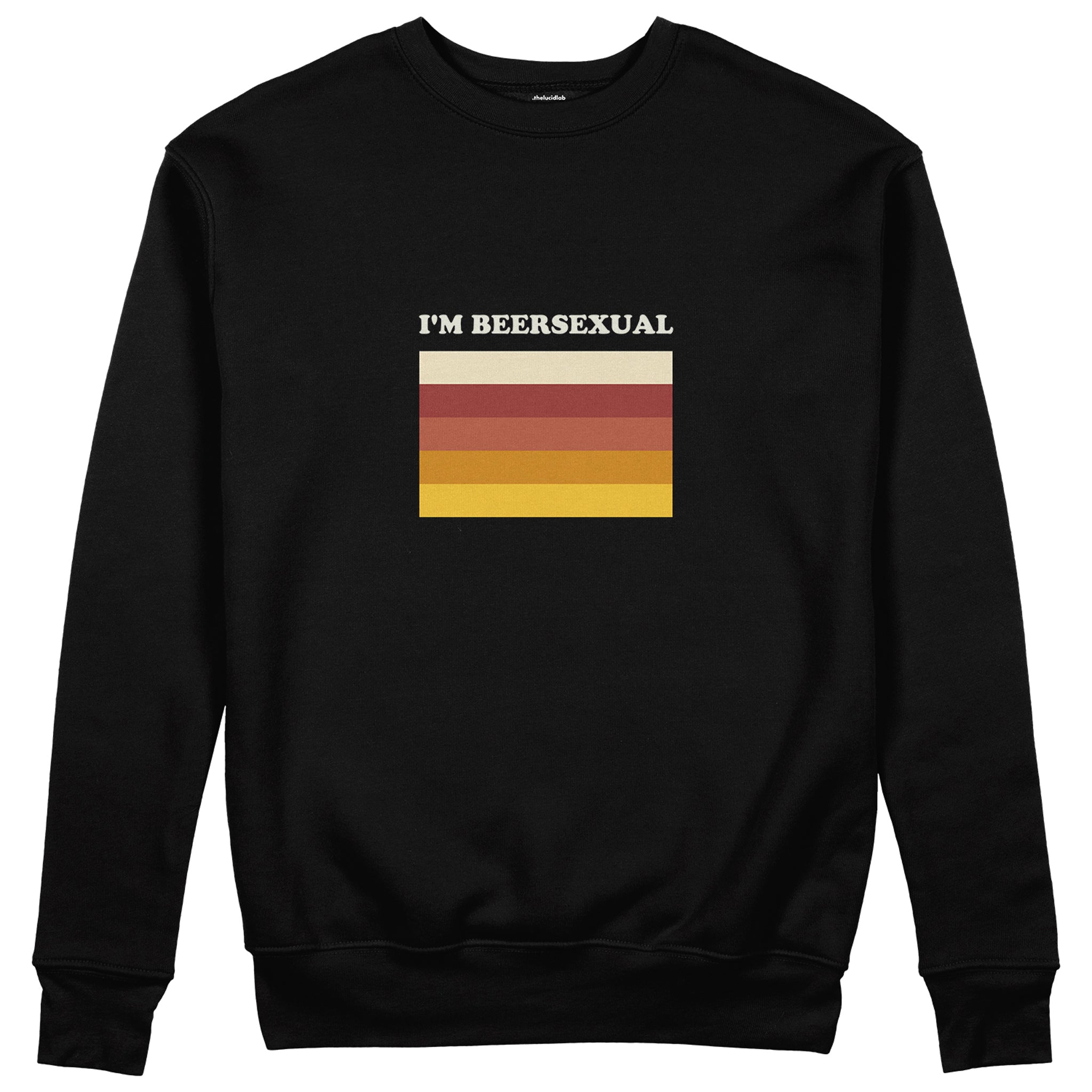 I'm Beersexual Sweatshirt - Siyah - ön görünüm