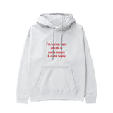 I’m Boring Baby Hoodie - Beyaz - ön görünüm