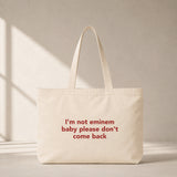 I'm Not Eminem Club Tote Bag – ön görünüm
