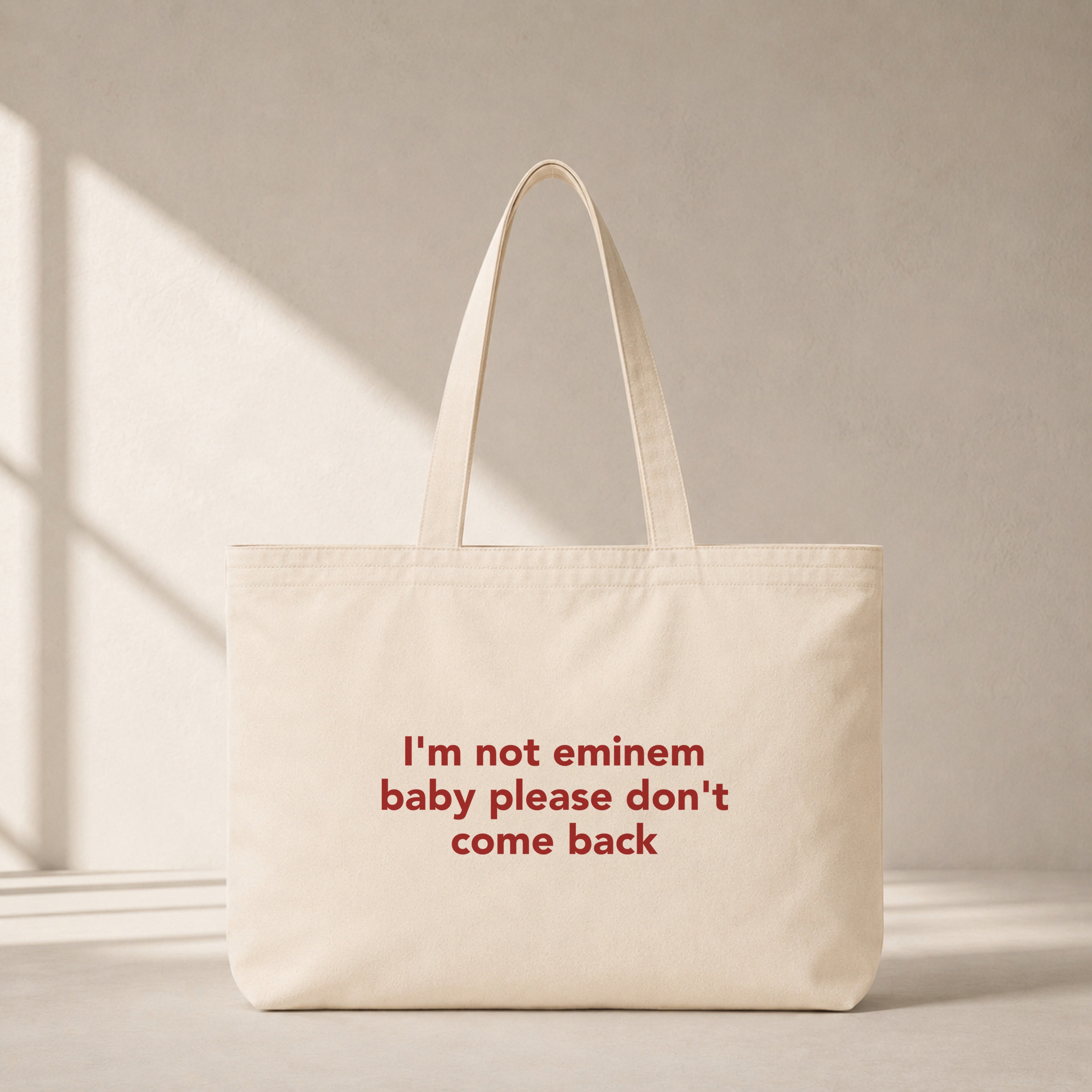 I'm Not Eminem Club Tote Bag – ön görünüm