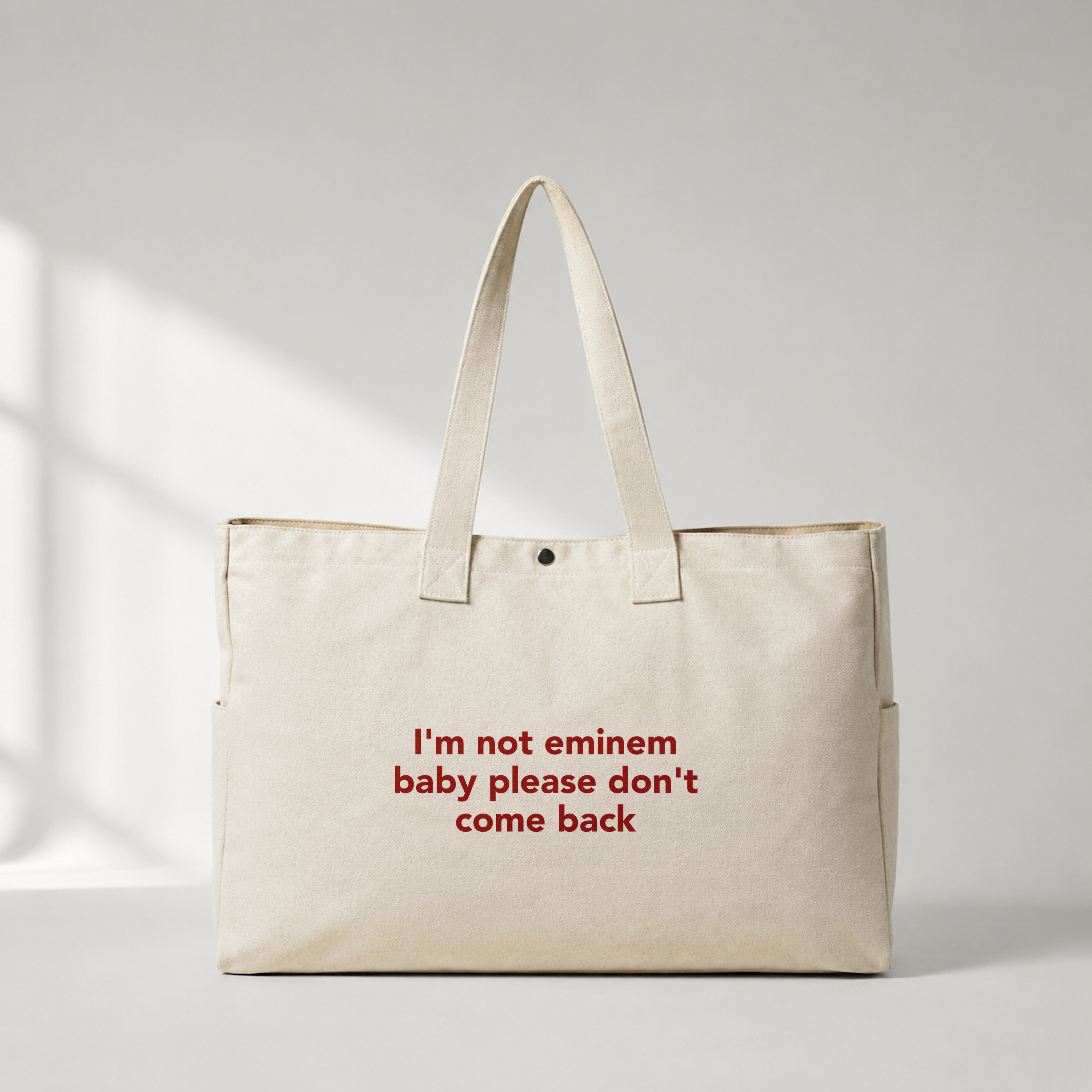 I'm Not Eminem Daily Tote Bag – ön görünüm