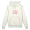 I'm Not Flirting Oversize Hoodie - Beyaz - ön görünüm