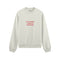 I'm Not Flirting Oversize Sweatshirt - Beyaz - ön görünüm