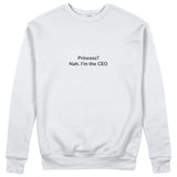 I'm The CEO Sweatshirt - Beyaz - ön görünüm