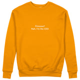 I'm The CEO Sweatshirt - Turuncu - ön görünüm