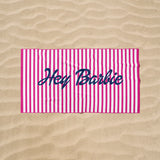 Hey Barbie Beach Towel