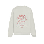 Imola Grand Prix Oversize Sweatshirt - Beyaz - arka görünüm