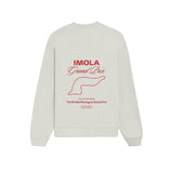 Imola Grand Prix Oversize Sweatshirt - Beyaz - arka görünüm