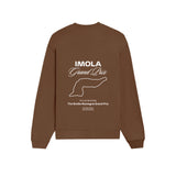 Imola Grand Prix Oversize Sweatshirt - Kahverengi - arka görünüm