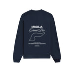 Imola Grand Prix Oversize Sweatshirt - Lacivert - arka görünüm