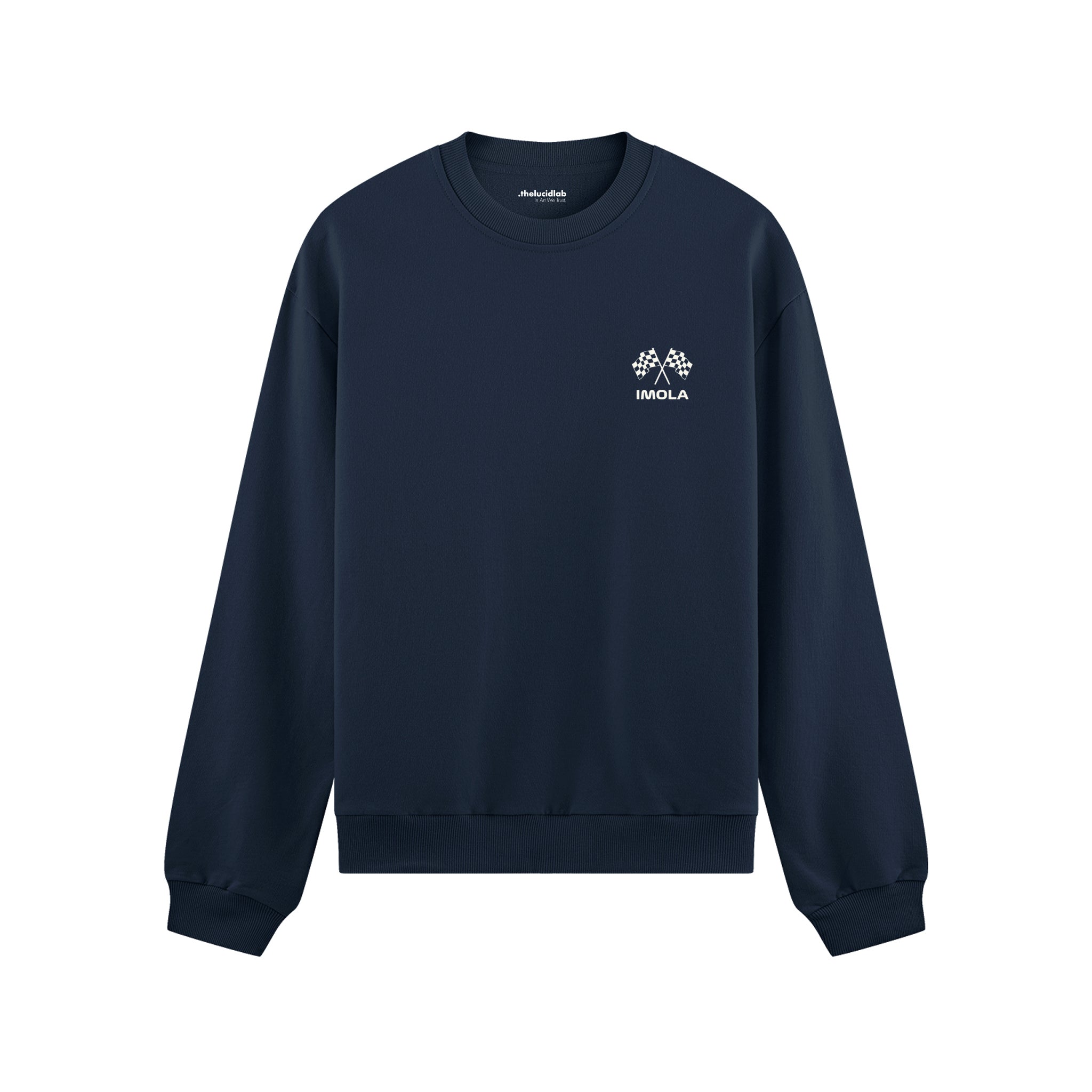 Imola Grand Prix Oversize Sweatshirt - Lacivert - ön görünüm