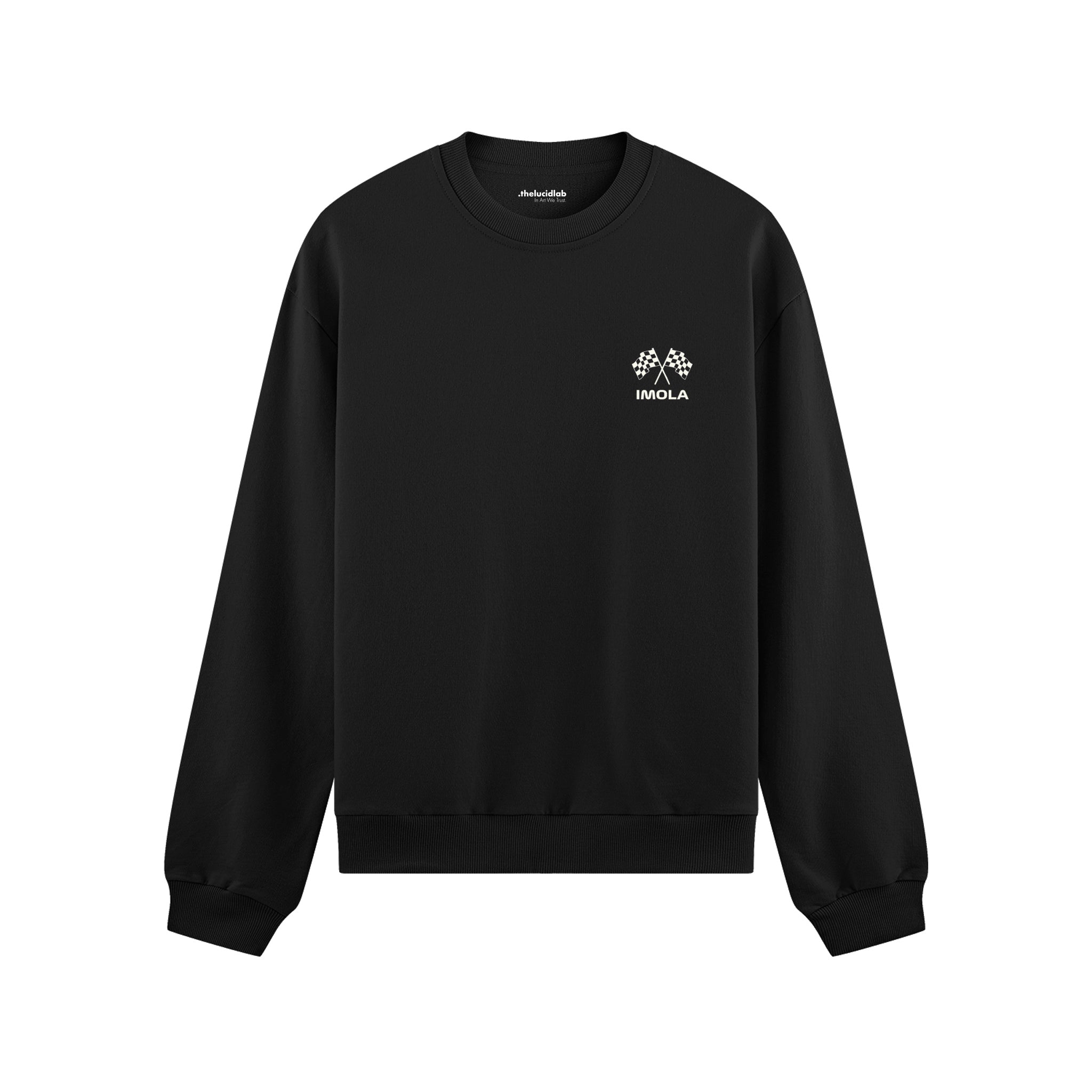 Imola Grand Prix Oversize Sweatshirt - Siyah - ön görünüm