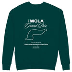 Imola Grand Prix Sweatshirt - Koyu Yeşil - arka görünüm