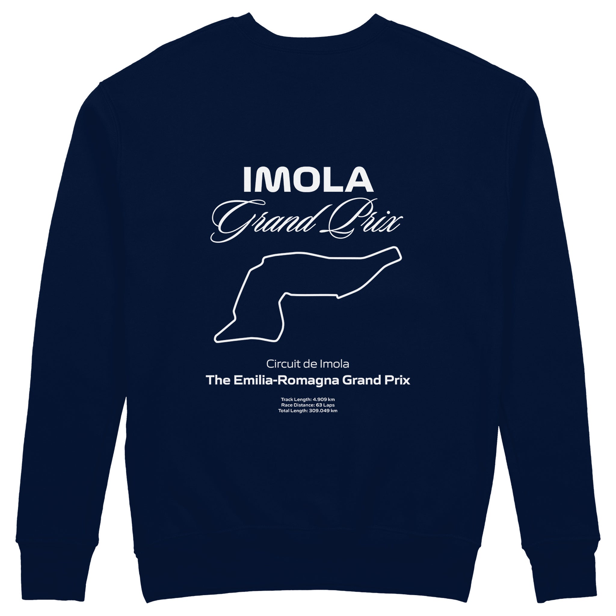 Imola Grand Prix Sweatshirt - Lacivert - arka görünüm