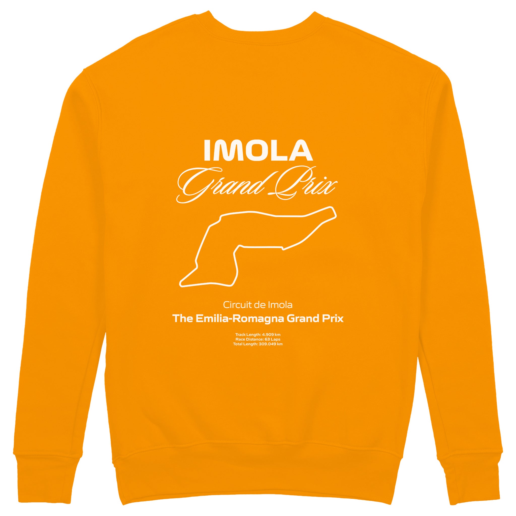 Imola Grand Prix Sweatshirt - Turuncu - arka görünüm
