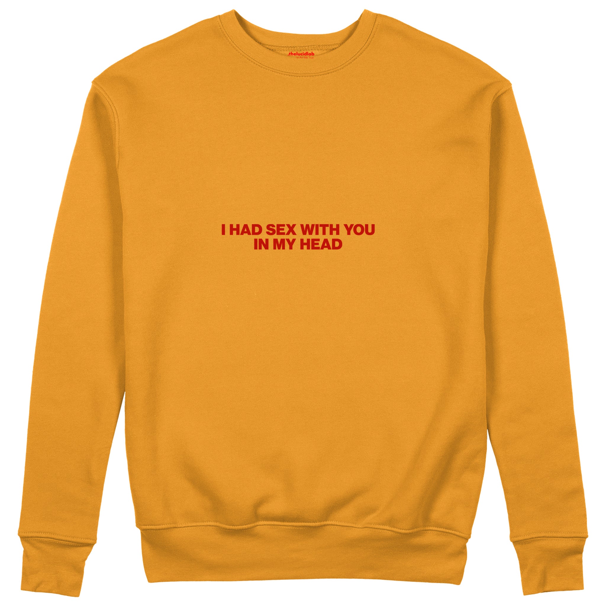 In My Head Sweatshirt - Turuncu - ön görünüm