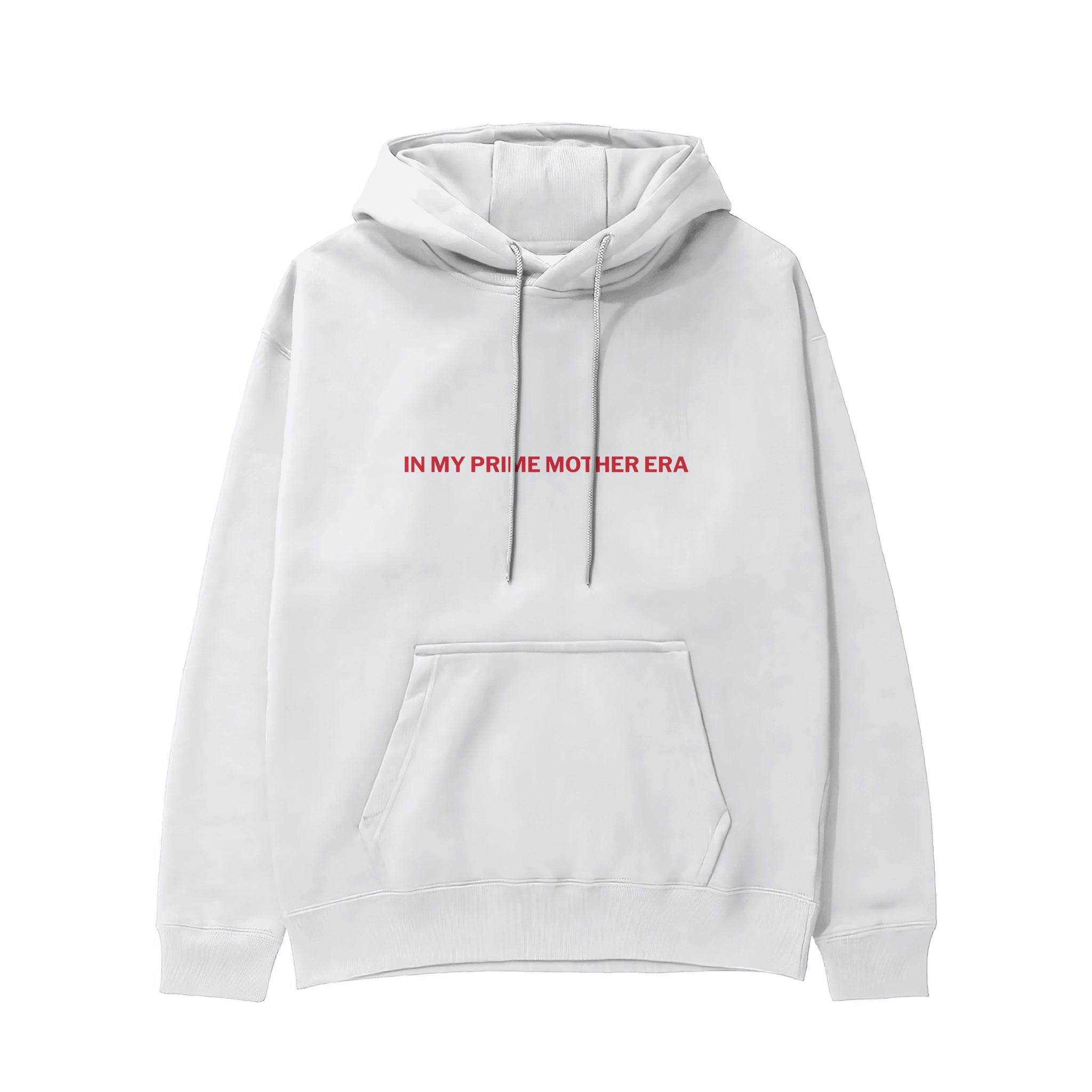In My Prime Mother Era Hoodie - Beyaz - ön görünüm