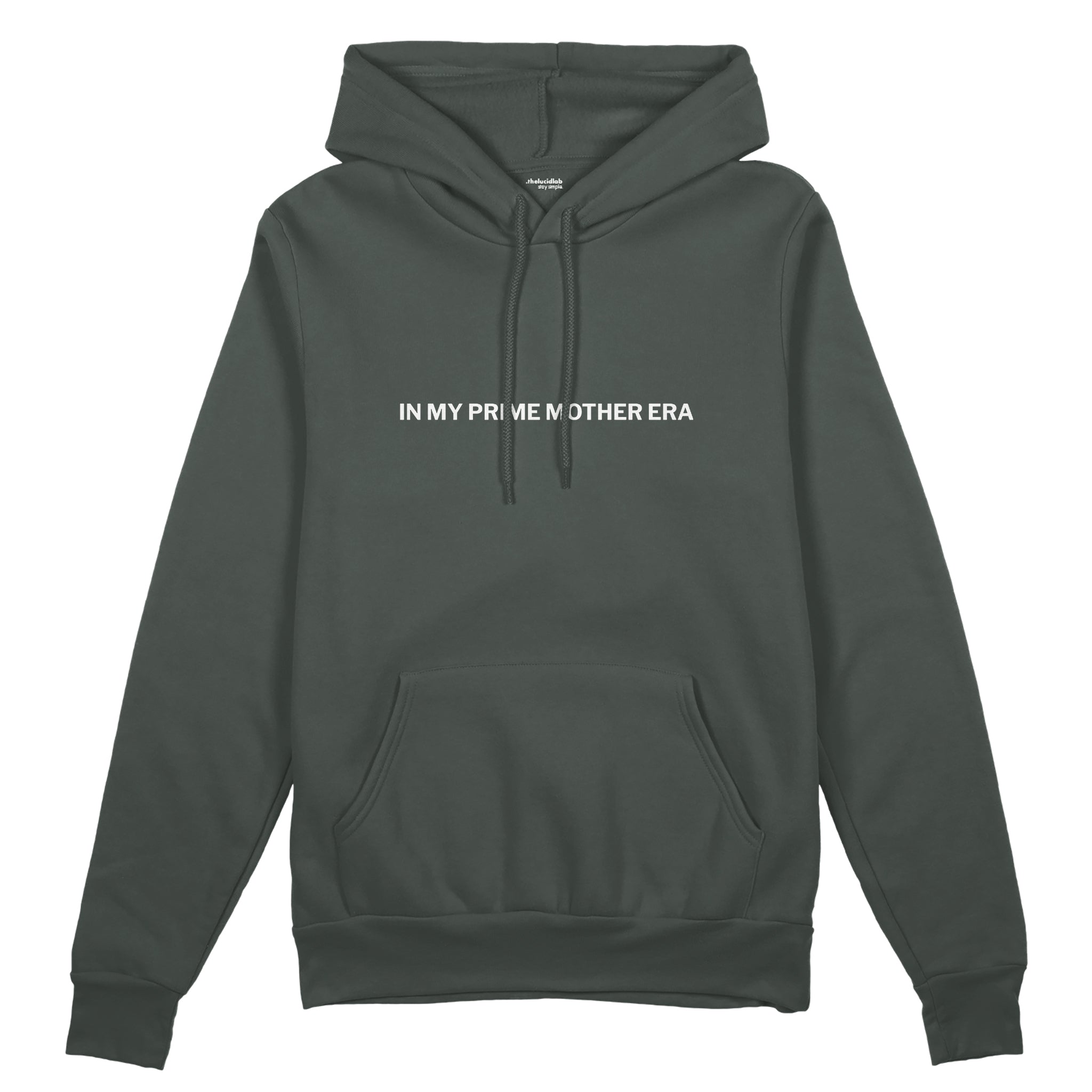 In My Prime Mother Era Oversize Hoodie - Antrasit - ön görünüm