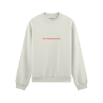 In My Prime Mother Era Oversize Sweatshirt - Beyaz - ön görünüm