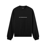 In My Prime Mother Era Oversize Sweatshirt - Siyah - ön görünüm