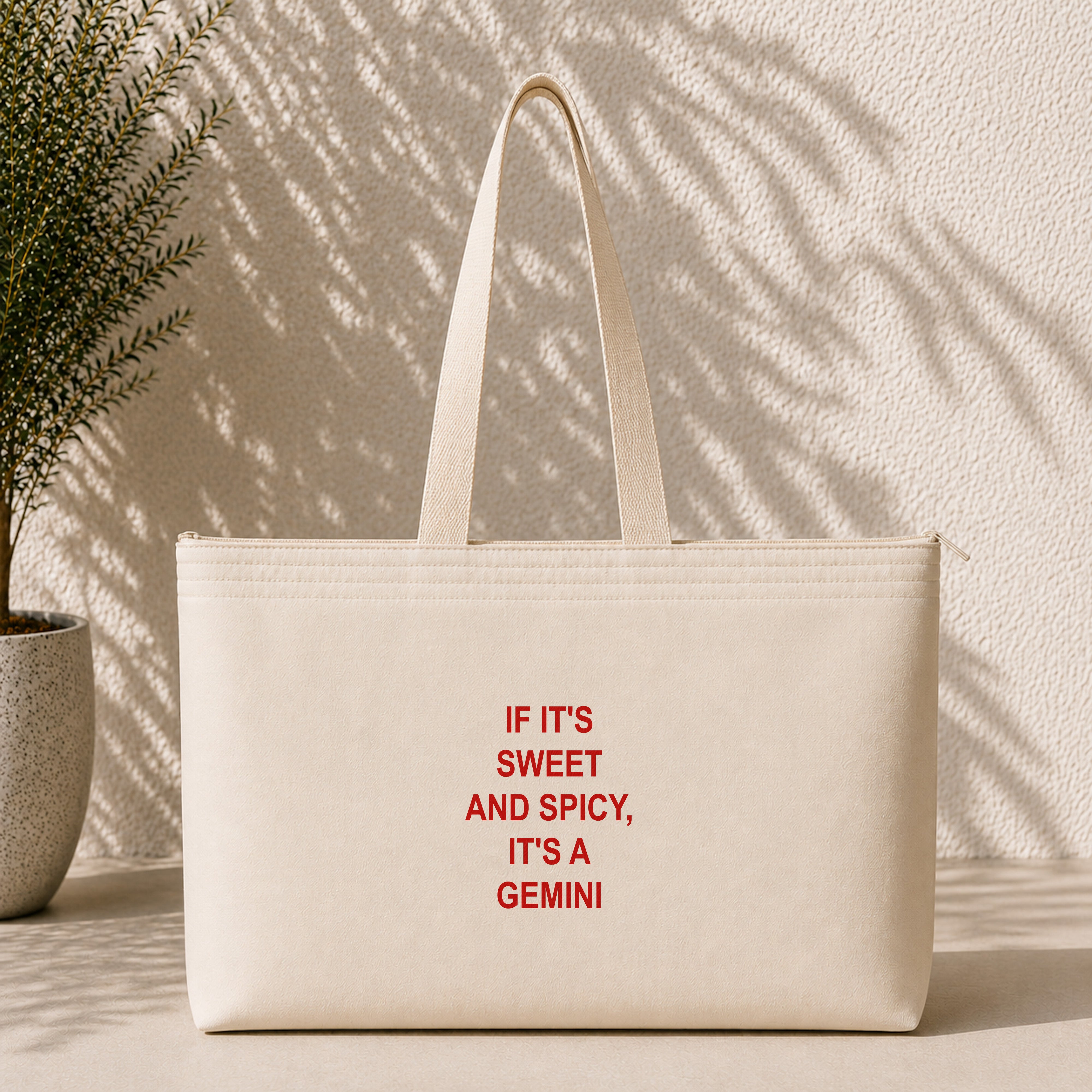 It's a Gemini Weekend Tote Bag – ön görünüm