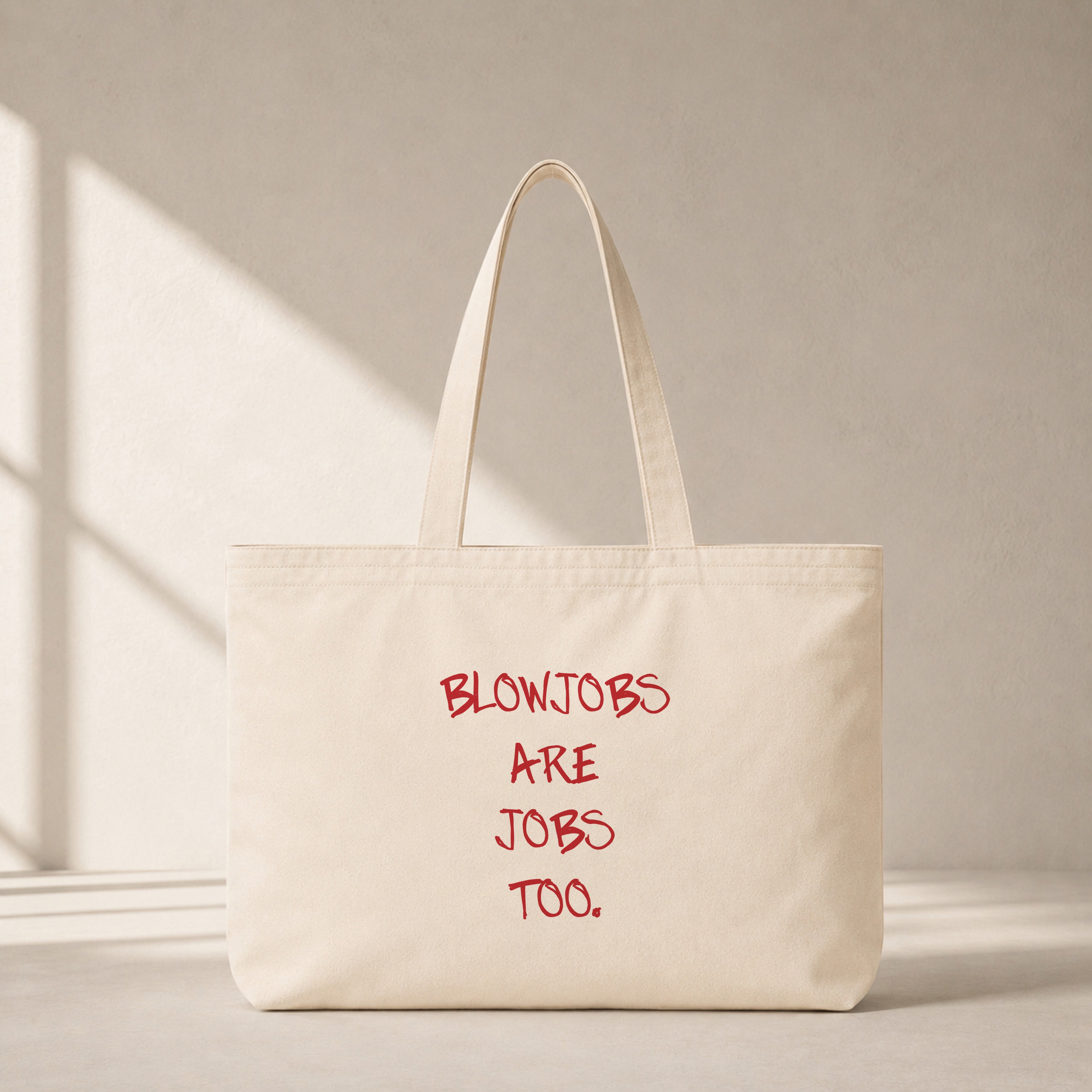 Jobs Too Club Tote Bag – ön görünüm