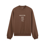 Jobs Too Oversize Sweatshirt - Kahverengi - ön görünüm