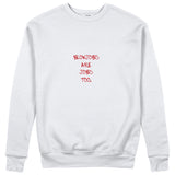 Jobs Too Sweatshirt - Beyaz - ön görünüm