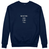 Jobs Too Sweatshirt - Lacivert - ön görünüm