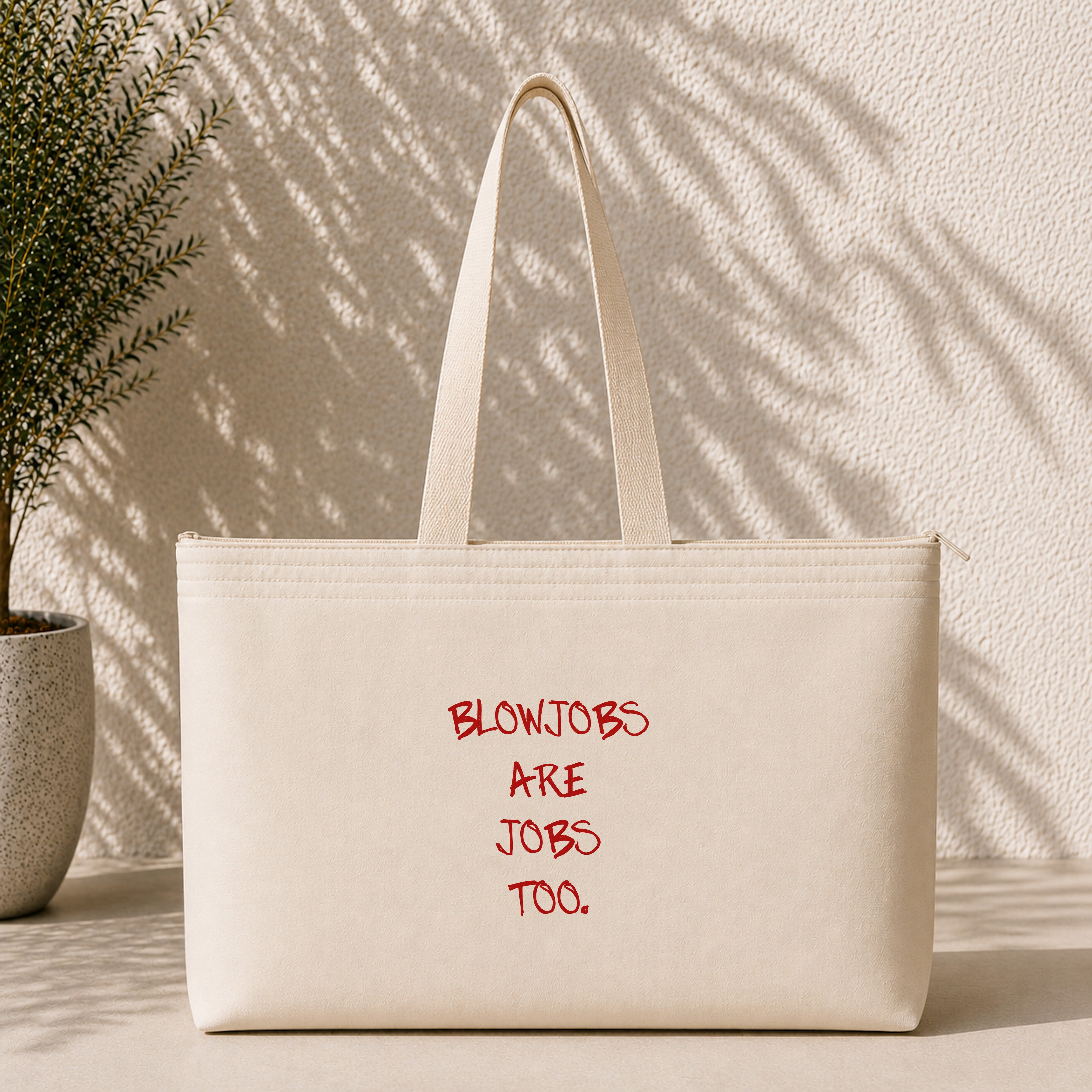 Jobs Too Weekend Tote Bag – ön görünüm