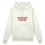 Karma Is Like 69 Oversize Hoodie - Beyaz - ön görünüm