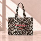 Reading Is Sexy Leopard Tote Bag ön görünüm