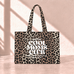 Cool Moms Club Leopard Tote Bag önden görünüm