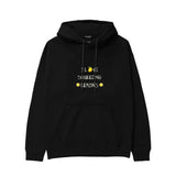 I Love Squeezing Lemons Hoodie — Siyah — Ön baskı