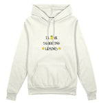 I Love Squeezing Lemons Oversize Hoodie — Beyaz — Ön baskı