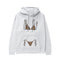 Leopard Bikini Hoodie - Beyaz - ön görünüm