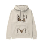 Leopard Bikini Hoodie - Krem - ön görünüm