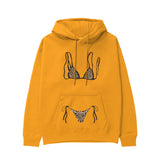 Leopard Bikini Hoodie - Turuncu - ön görünüm