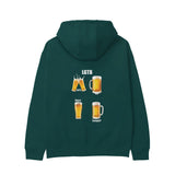 Lets Get Beers Tonight Hoodie - Antrasit - arka görünüm