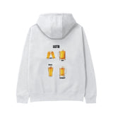 Lets Get Beers Tonight Hoodie - Beyaz - arka görünüm