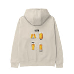 Lets Get Beers Tonight Hoodie - Krem - arka görünüm